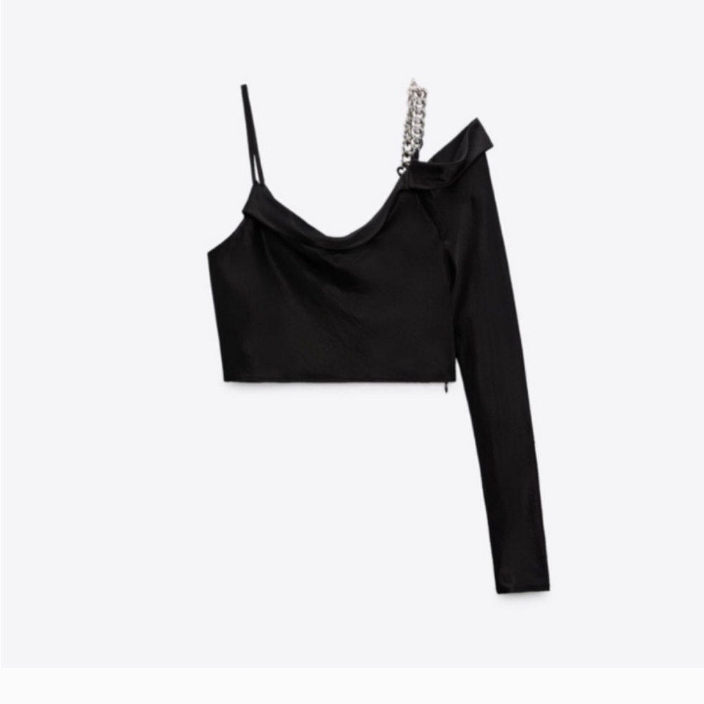 ZARA chain halter top XS 🆕